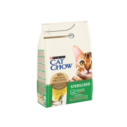 cat-chow-adult PURINA CAT CHOW Sterilised Rich in Chicken Dry Cat Food 1.5KG