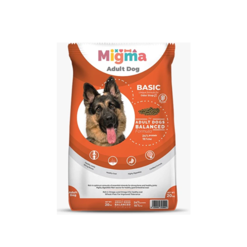 Migma Adult Premium and High Dog Food 20 kg