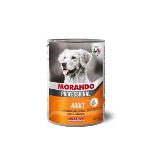 morando-dog-cans Morando Dog Cane Pate with Lamp & Rice 400g