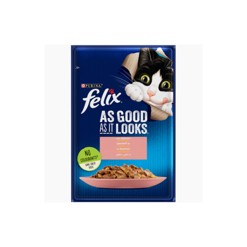 pouch-2 PURINA FELIX As Good as it Looks Salmon Pouch 85g