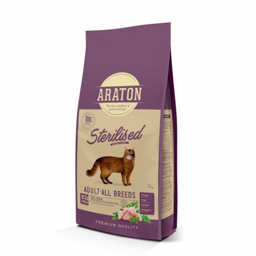 Araton Cat Adult Sterilised 1.5Kg Araton Cat Adult Sterilised 1.5Kg