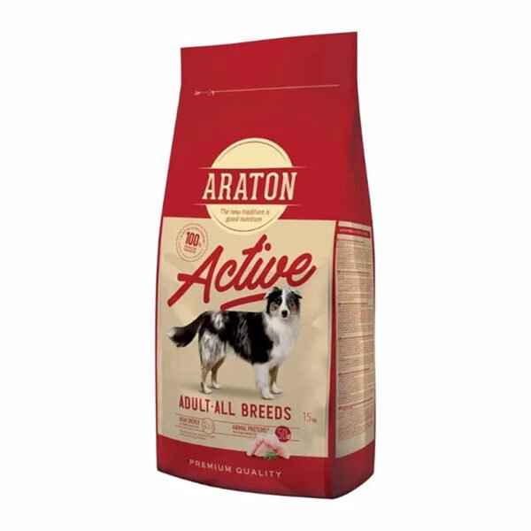 Araton Active Adult Dogs Dry Food 15Kg