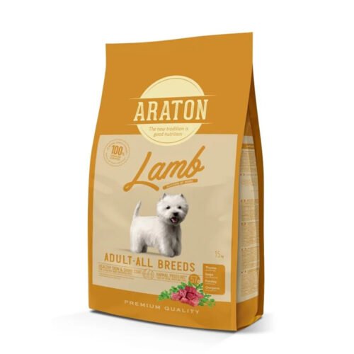 Araton Adult Dogs Dry Food - Lamb 15Kg