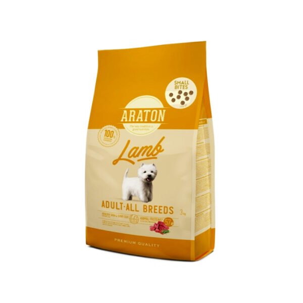 Araton Adult Dogs Dry Food - Lamb Mini 3Kg