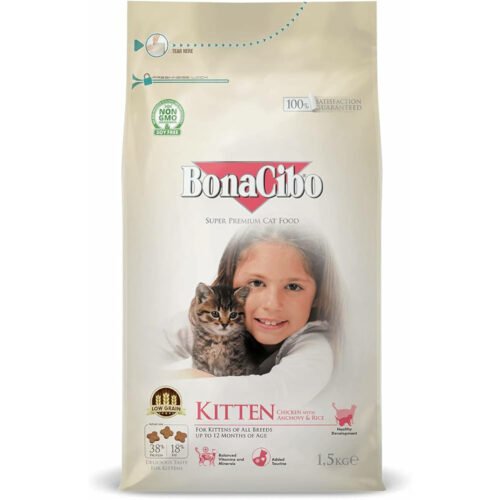 Bonacibo Kitten Cats Dry Food 1.5kg