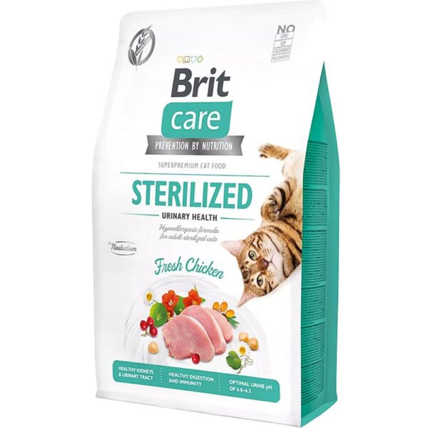 Brit Care Sterilised Urinary Health Cats Dry Food - 400g