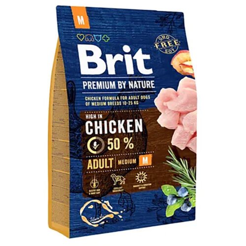 Brit Premium Medium Adult Dog Dry Food 1Kg