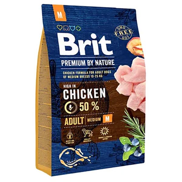 Brit Premium Medium Adult Dog Dry Food 1Kg
