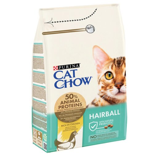 Cat Chow Hairball 1.5Kg Cat Chow Hairball Cats Dry Food - 1.5Kg