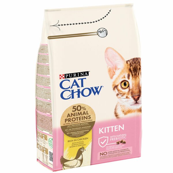 Cat Chow Kitten Cats Dry Food - 1.5Kg