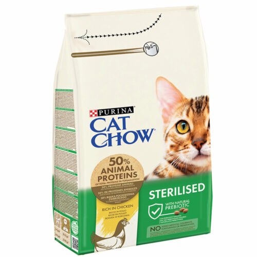 Cat Chow Sterilised 1.5kg Cat Chow Sterilised Adult Cats Dry Food - 1.5kg