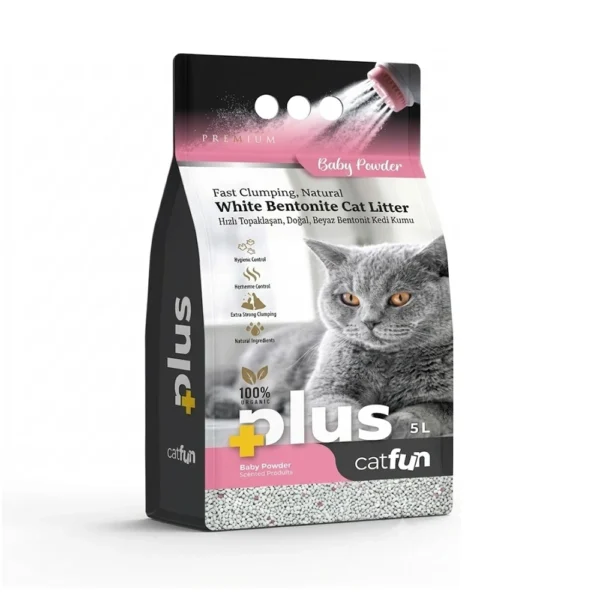 Cat fun 5L Baby Powder scent