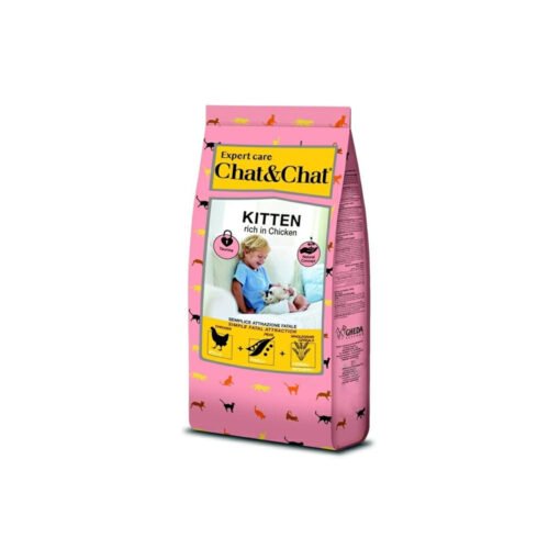 Chat&Chat Kitten Cats Dry Food Chicken 14Kg