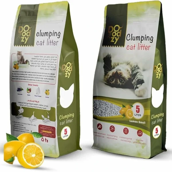 Doodzy Cat Litter 5L lemon