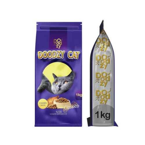 Doodzy Cat Classico Adult Cats Dry Food - 1kg