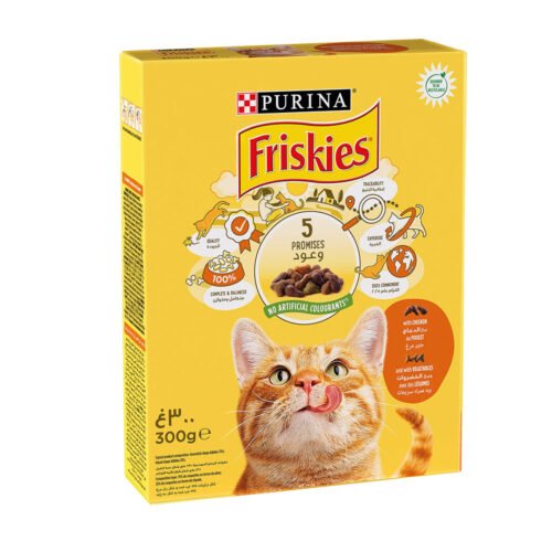 PURINA Friskies Chicken & Vegetables Cat Dry Food - 300g