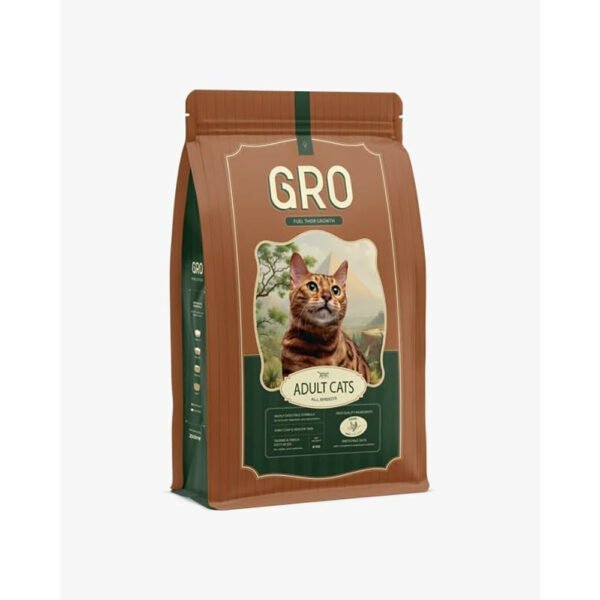 GRO Cat Adult Cats Dry Food - 3kg