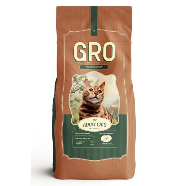 Gro Cat Adult Cats Dry Food - 20 Kg