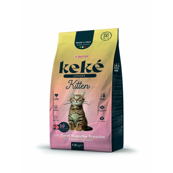 KeKe Supreme Kitten Cats Dry Food - 1.5Kg
