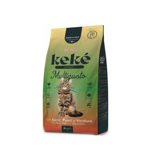 Keke Multigusto 15kg-2 keke Multigusto Adult Cats Dry Food - 800g