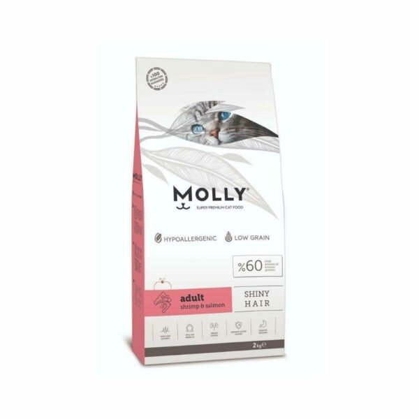 Molly Shiny Hair Cats Dry Food - 2kg