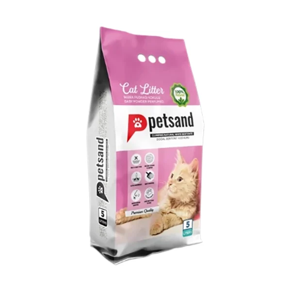 Pet Sand Cat Litter 5L Baby Powder