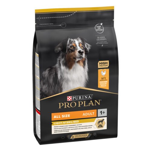 Pro Plan Light & Sterilized Dogs Dey Food - 1kg
