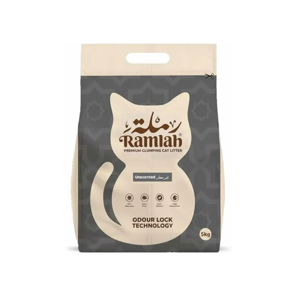 Ramla Premium Unscened Cat Litter 5L