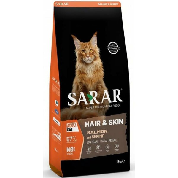 Sarar Cat Hair & Skin Salmon & Shrimp 2Kg