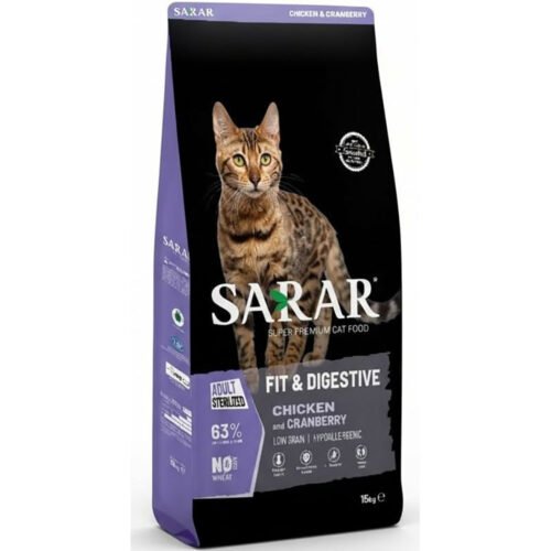 Sarar Cat Sterilised Fit & Digestive Chicken 2Kg