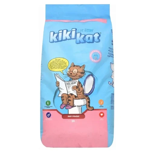 kiki kat Cat Litter 20L Baby Powder