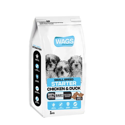 WAGS Starter Small Breed Adult Dogs Dry Food 1kg