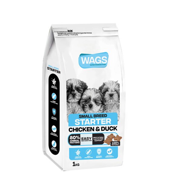 WAGS Starter Small Breed Adult Dogs Dry Food 1kg